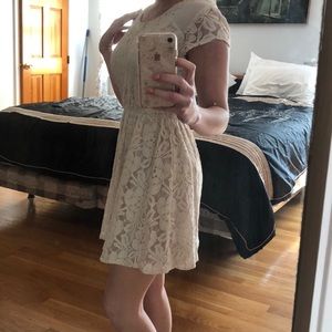 Lace Beige Dress
